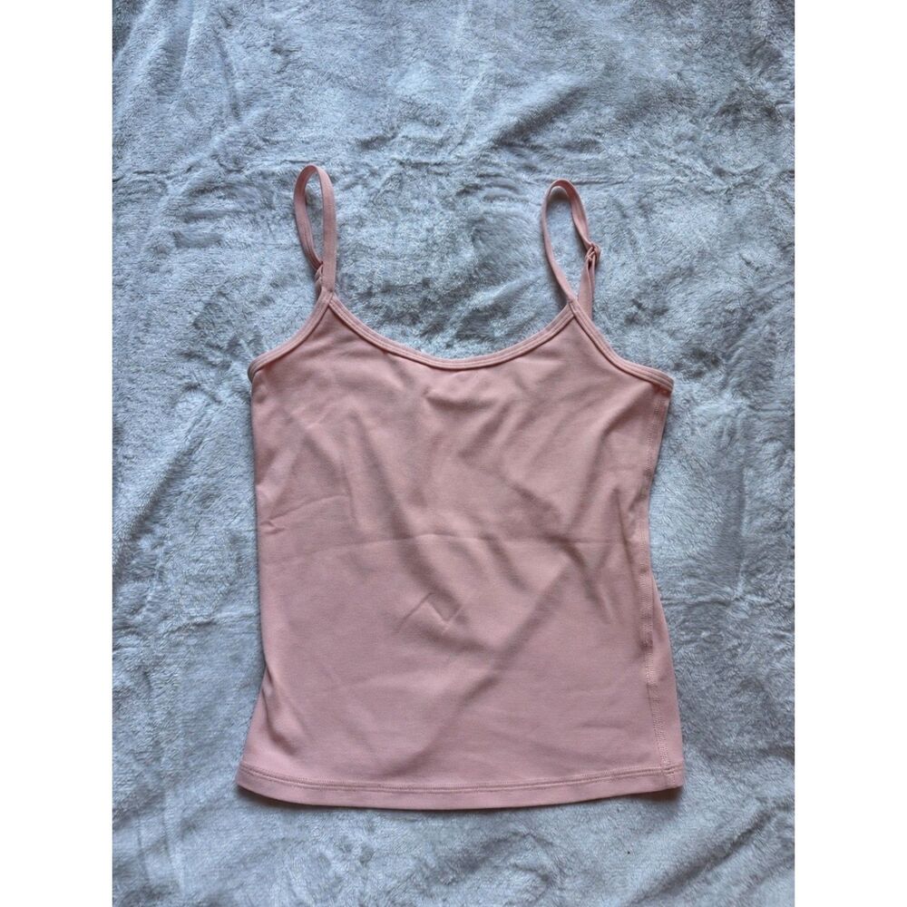 Aritzia Golden Baby Pink Essential Cami Tank XS